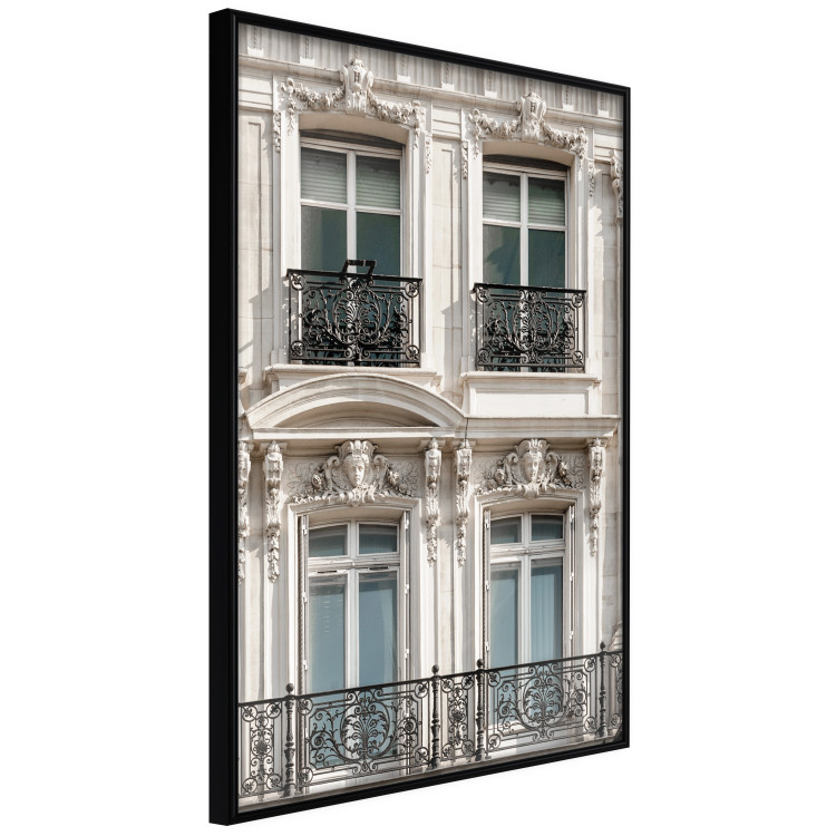 Poster Eyes of Paris - building architecture with patterns on the window frames and balconies 132279 additionalImage 11