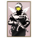 Wall Poster Policeman - man with a yellow face and wings in Banksy style 132479 additionalThumb 20