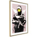 Wall Poster Policeman - man with a yellow face and wings in Banksy style 132479 additionalThumb 8