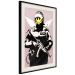 Wall Poster Policeman - man with a yellow face and wings in Banksy style 132479 additionalThumb 3