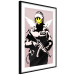 Wall Poster Policeman - man with a yellow face and wings in Banksy style 132479 additionalThumb 13