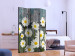 Room Divider Screen Return to Innocence - composition of white daisies on a wooden plank background 133879 additionalThumb 2