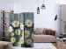 Room Divider Screen Return to Innocence - composition of white daisies on a wooden plank background 133879 additionalThumb 4