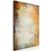 Canvas Print Etude (1-piece) Vertical - modern abstraction with golden leaves 135379 additionalThumb 2