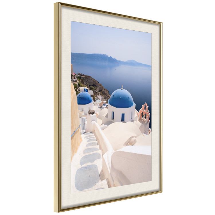 Poster Trip to Santorini - a summer landscape of architecture against the sea 136079 additionalImage 3