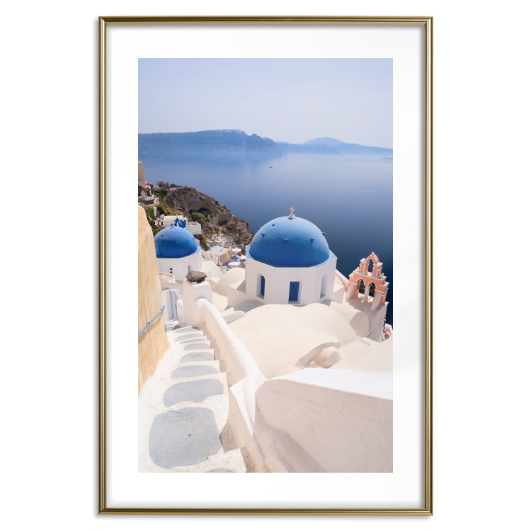 Poster Trip to Santorini - a summer landscape of architecture against the sea 136079 additionalImage 19
