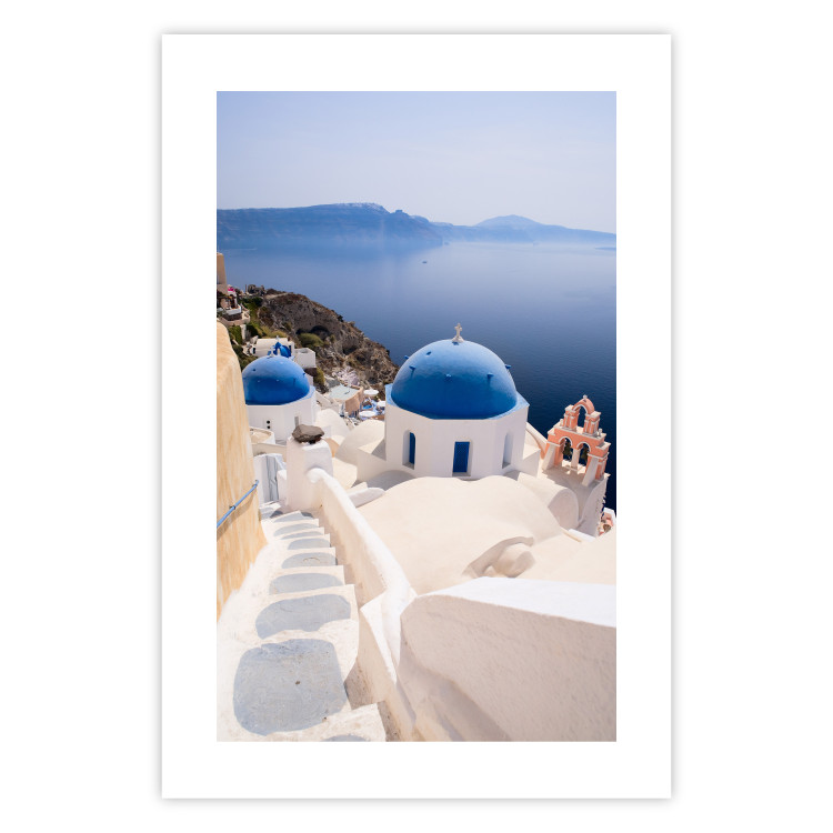 Poster Trip to Santorini - a summer landscape of architecture against the sea 136079 additionalImage 10