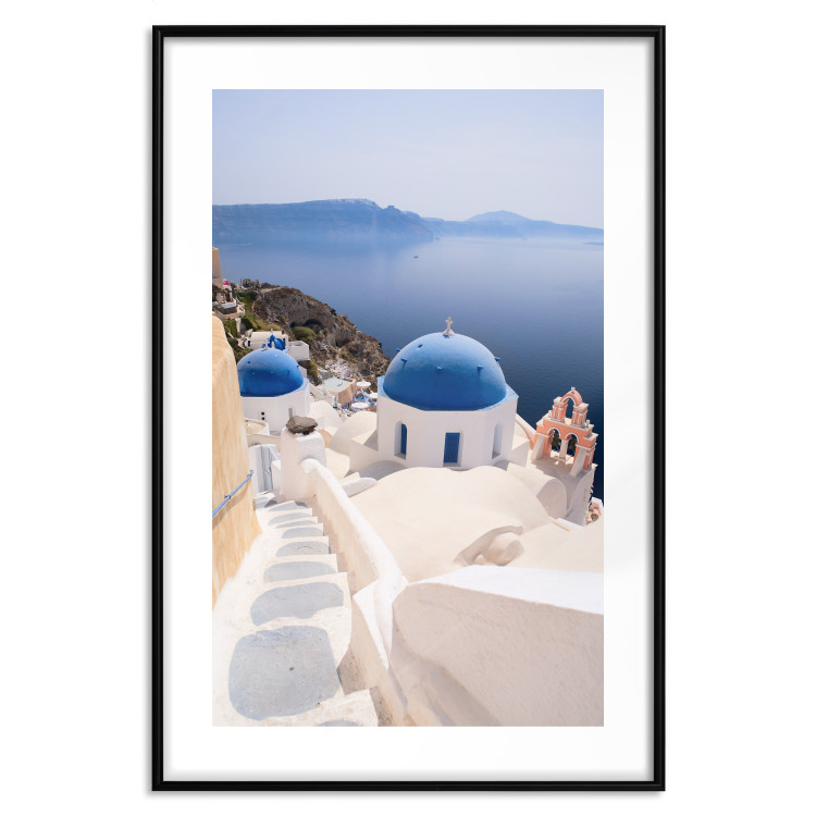 Poster Trip to Santorini - a summer landscape of architecture against the sea 136079 additionalImage 20