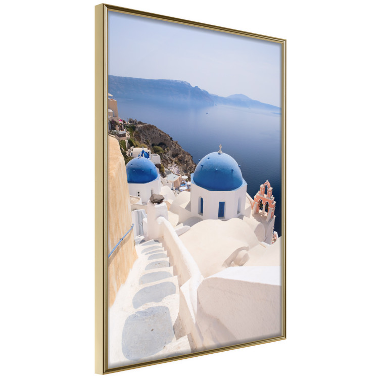 Poster Trip to Santorini - a summer landscape of architecture against the sea 136079 additionalImage 8