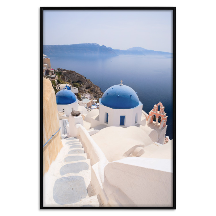 Poster Trip to Santorini - a summer landscape of architecture against the sea 136079 additionalImage 15