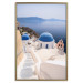 Poster Trip to Santorini - a summer landscape of architecture against the sea 136079 additionalThumb 16