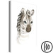 Canvas Drawing, Joyful Zebra - A watercolor stylized composition 136379 additionalThumb 6
