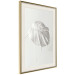 Wall Poster Bright Monstera - all-white composition with a leaf of a tropical plant 137279 additionalThumb 17