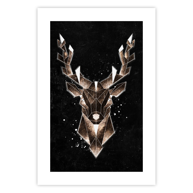 Wall Poster Deer Made of Gold [Poster] 143779 additionalImage 13