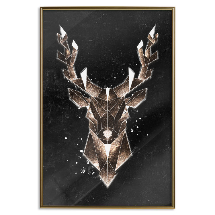 Wall Poster Deer Made of Gold [Poster] 143779 additionalImage 22