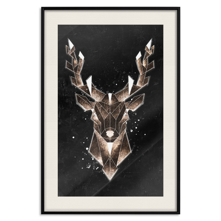 Wall Poster Deer Made of Gold [Poster] 143779 additionalImage 25