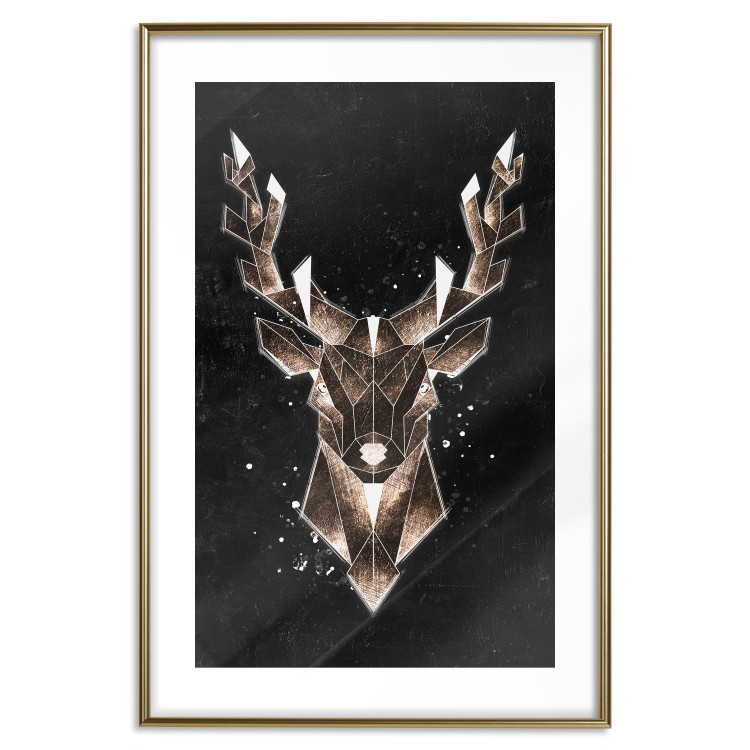 Wall Poster Deer Made of Gold [Poster] 143779 additionalImage 21