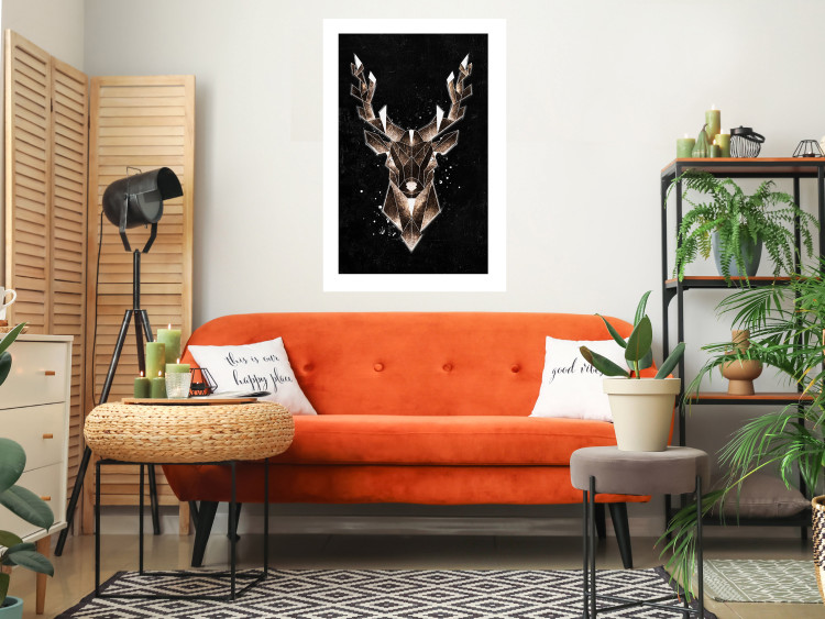 Wall Poster Deer Made of Gold [Poster] 143779 additionalImage 8