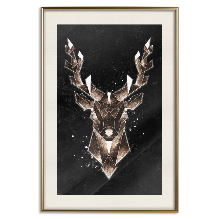 Wall Poster Deer Made of Gold [Poster] 143779 additionalImage 23