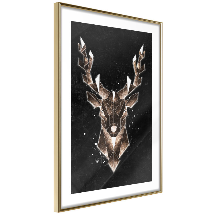 Wall Poster Deer Made of Gold [Poster] 143779 additionalImage 24