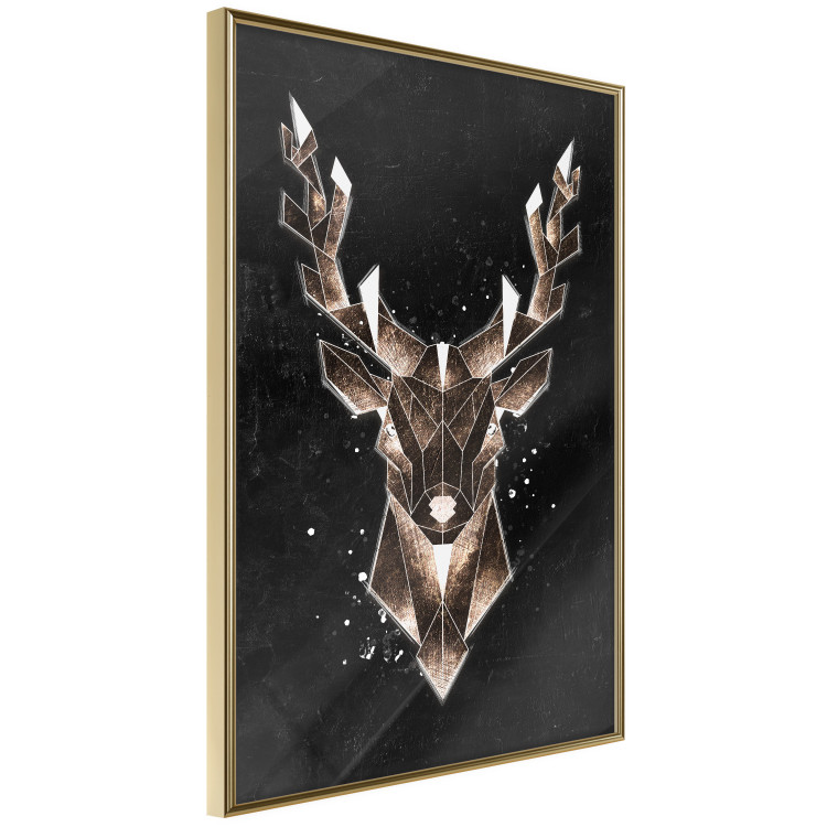 Wall Poster Deer Made of Gold [Poster] 143779 additionalImage 26