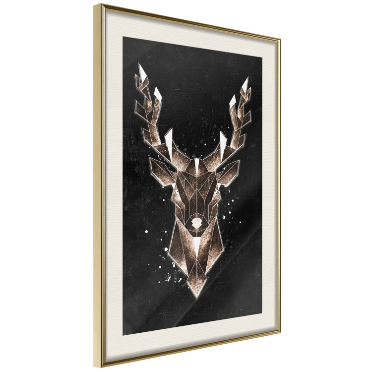 Wall Poster Deer Made of Gold [Poster] 143779 additionalImage 3