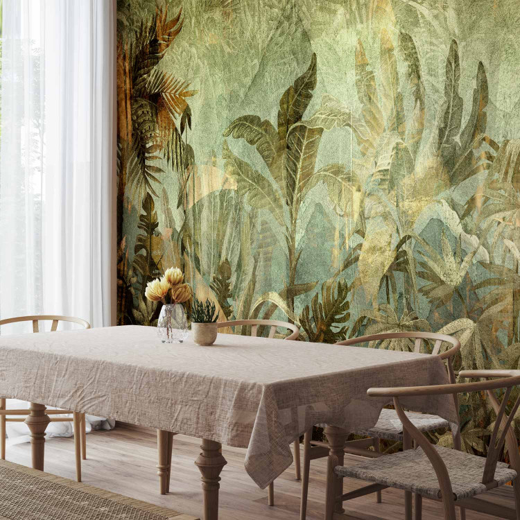 Wall Mural Jungle - Exotic Vegetation in Warm Green Colors 143879 additionalImage 7