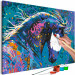Paint by Number Kit Starry Horse - Colorful Animal with Abstract Fur 144079 additionalThumb 3