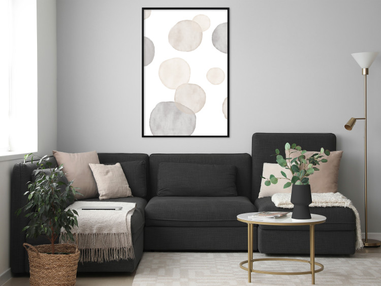 Wall Poster Watercolor Stains - Abstract Painted Composition on a Light Background 146179 additionalImage 6