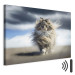 Canvas Art Print AI Maine Coon Cat - Strutting Animal With Flowing Hair - Horizontal 150179 additionalThumb 8