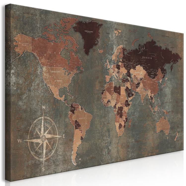 Large canvas print Ancient World Map II [Large Format] 150779 additionalImage 2