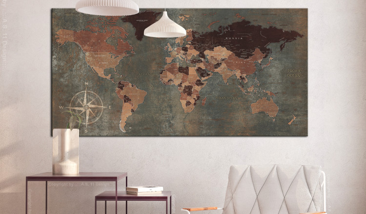 Large canvas print Ancient World Map II [Large Format] 150779 additionalImage 5