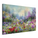 Large canvas print Flower Meadow - Monet-Style Composition Generated by AI [Large Format] 151079 additionalThumb 2