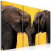 Canvas Art Print Elephant kiss 58679 additionalThumb 2