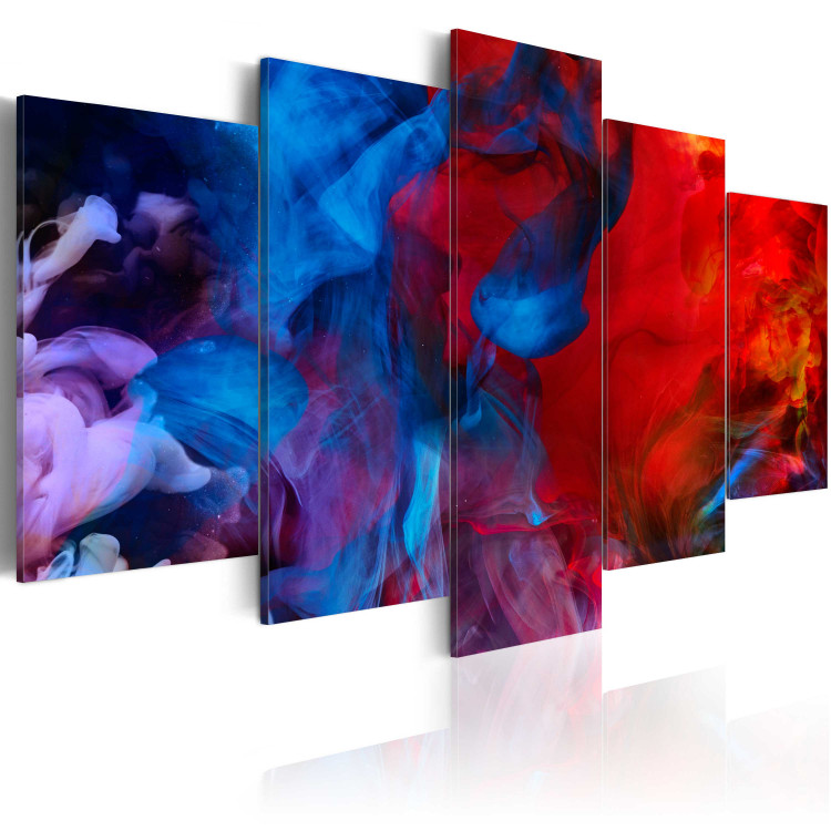 Canvas Art Print Dance of Colourful Flames 62079 additionalImage 2
