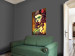 Canvas Print Mexican outfit - a sensual, colorful portrait of a woman in disguise 64379 additionalThumb 3