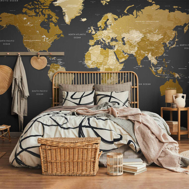 Wall Mural World Map: Modern Geography 94379 additionalImage 2