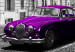 Canvas Car in Paris (1-part) Wide - Purple Car against Paris 107289 additionalThumb 5