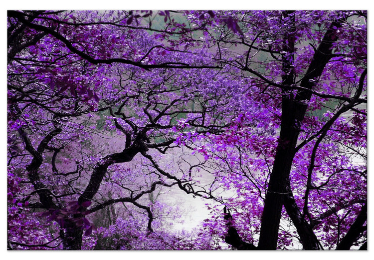 Canvas Purple Afternoon (1 Part) Wide 114189