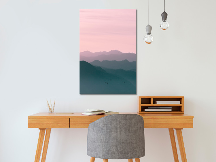 Canvas Art Print Mountain At Sunrise (1 Part) Vertical 116689 additionalImage 3