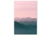 Canvas Art Print Mountain At Sunrise (1 Part) Vertical 116689