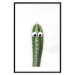 Poster Living Cactus - funny green prickly plant with eyes on a white background 116889 additionalThumb 17