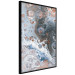 Poster Blue Sienna Marble - artistic abstraction with spots in colorful pattern 117789 additionalThumb 10
