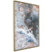 Poster Blue Sienna Marble - artistic abstraction with spots in colorful pattern 117789 additionalThumb 12