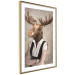 Poster Moose of Łeba - fantasy with a portrait of a horned animal with a human body 117889 additionalThumb 8