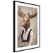 Poster Moose of Łeba - fantasy with a portrait of a horned animal with a human body 117889 additionalThumb 13