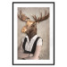 Poster Moose of Łeba - fantasy with a portrait of a horned animal with a human body 117889 additionalThumb 15