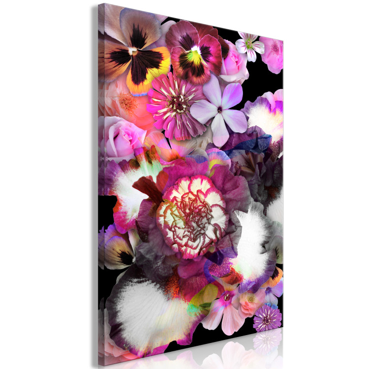 Canvas Print Plant madness - lush flowers in purple and pink colors 117989 additionalImage 2