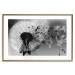 Wall Poster Fleeing Memory - black and white composition with scattered dandelions 118289 additionalThumb 17