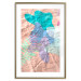 Poster Pastel Shapes - abstract patterns on crumpled paper 122289 additionalThumb 14